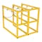 Vestil Yellow Cylinder Barricade Extension Rack 3 Cylinder Capacity CYL-FMSR-3-EXT - alternate 5